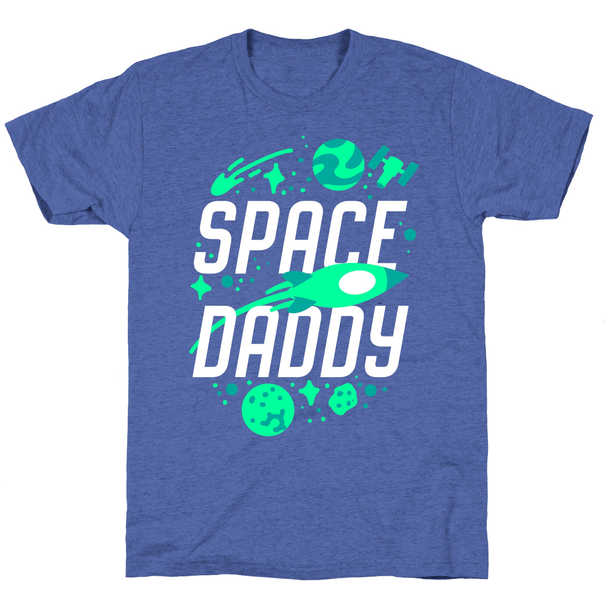 Space Daddy Unisex Triblend Tee