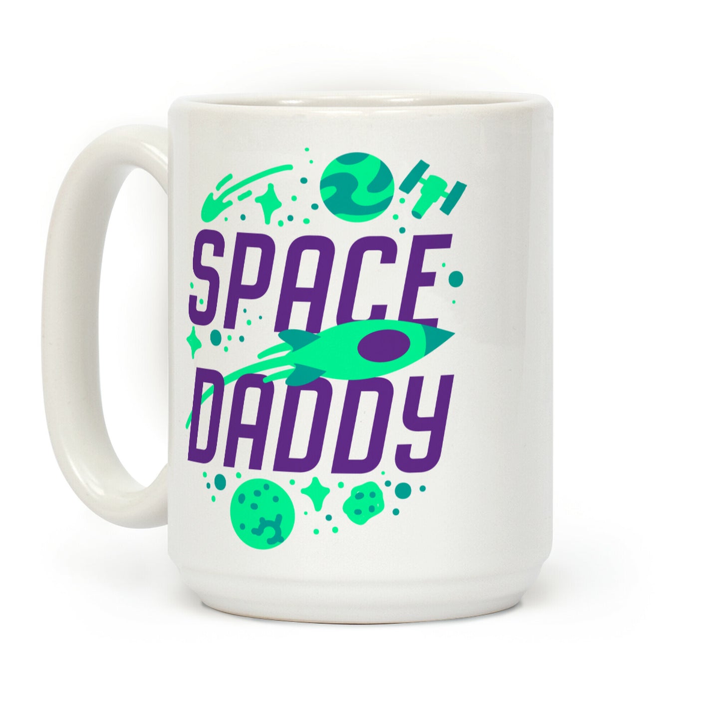 Space Daddy (Green) Coffee Mug