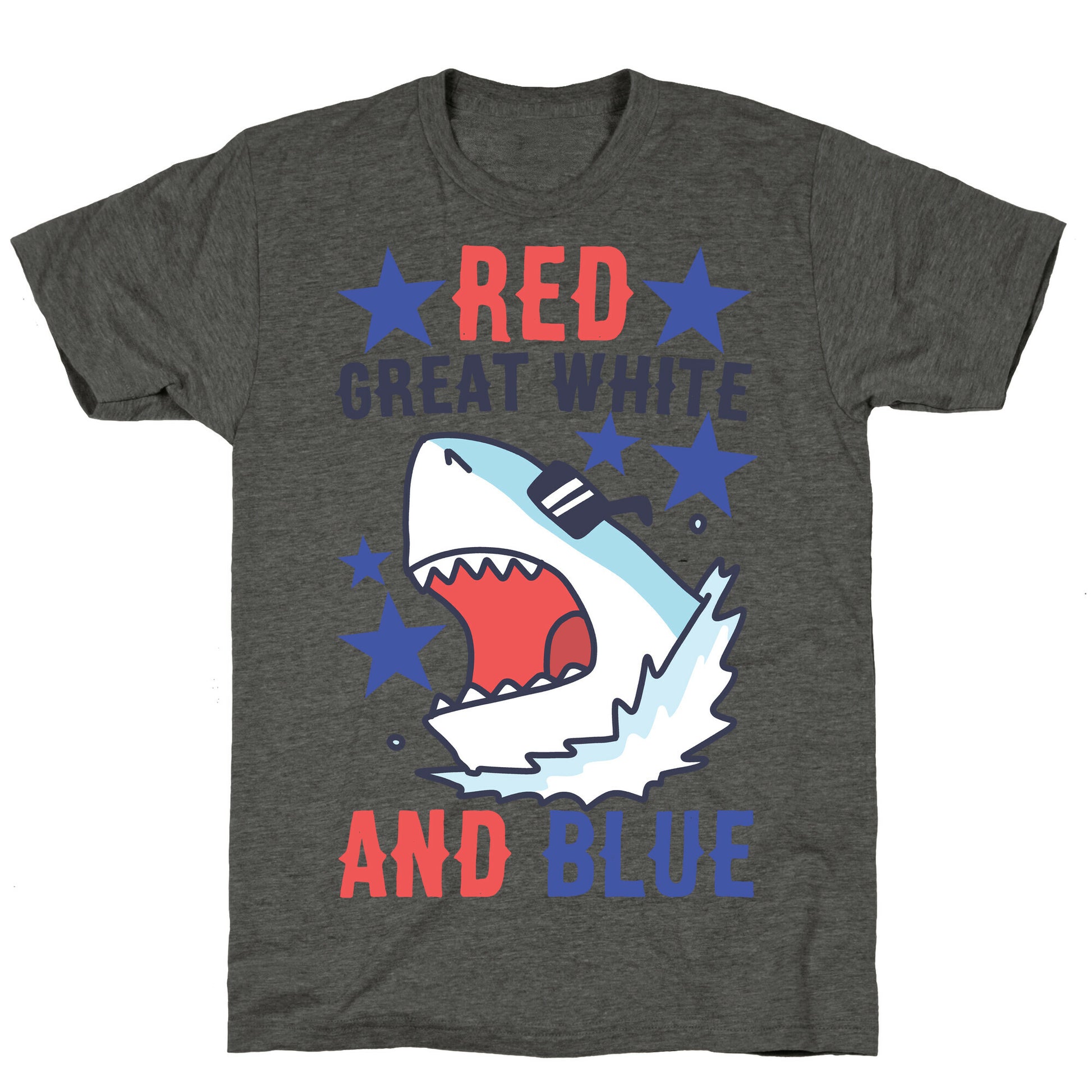 Red, Great White and Blue Unisex Triblend Tee