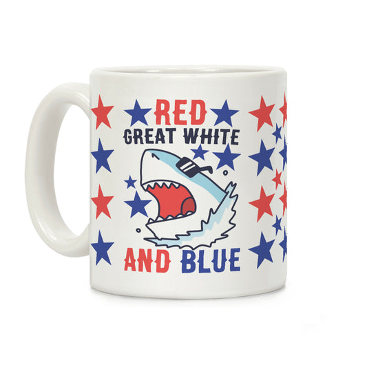 Red, Great White and Blue Coffee Mug