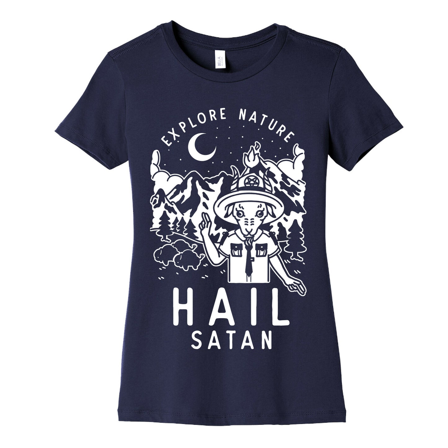 Explore Nature Hail Satan Women's Cotton Tee
