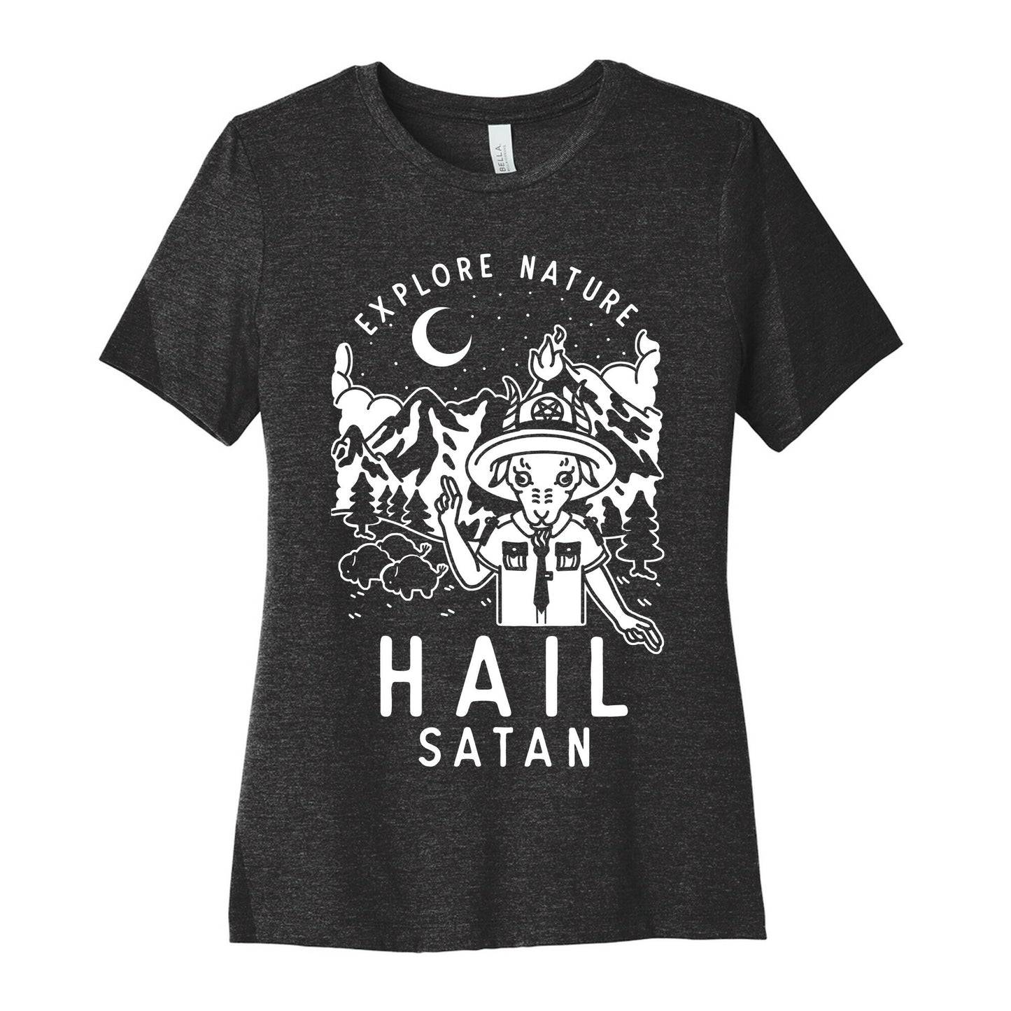 Explore Nature Hail Satan Women's Cotton Tee