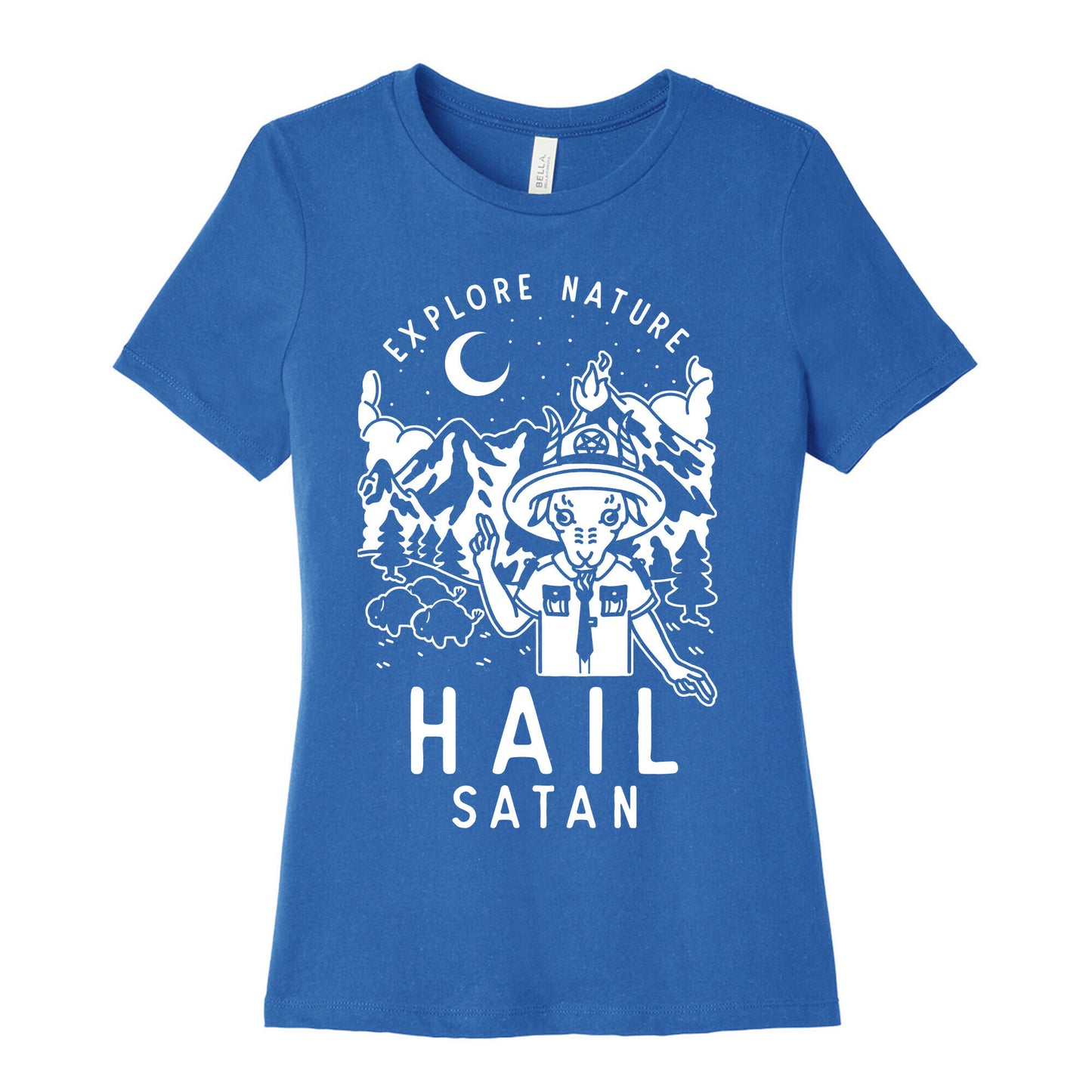 Explore Nature Hail Satan Women's Cotton Tee