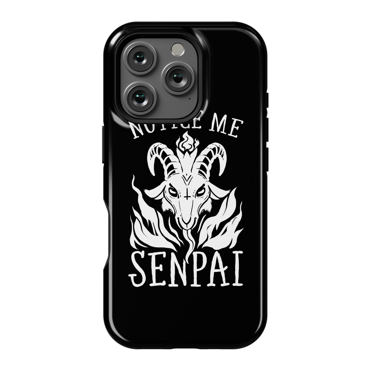 Notice Me Senpai! (Baphomet) Phone Case