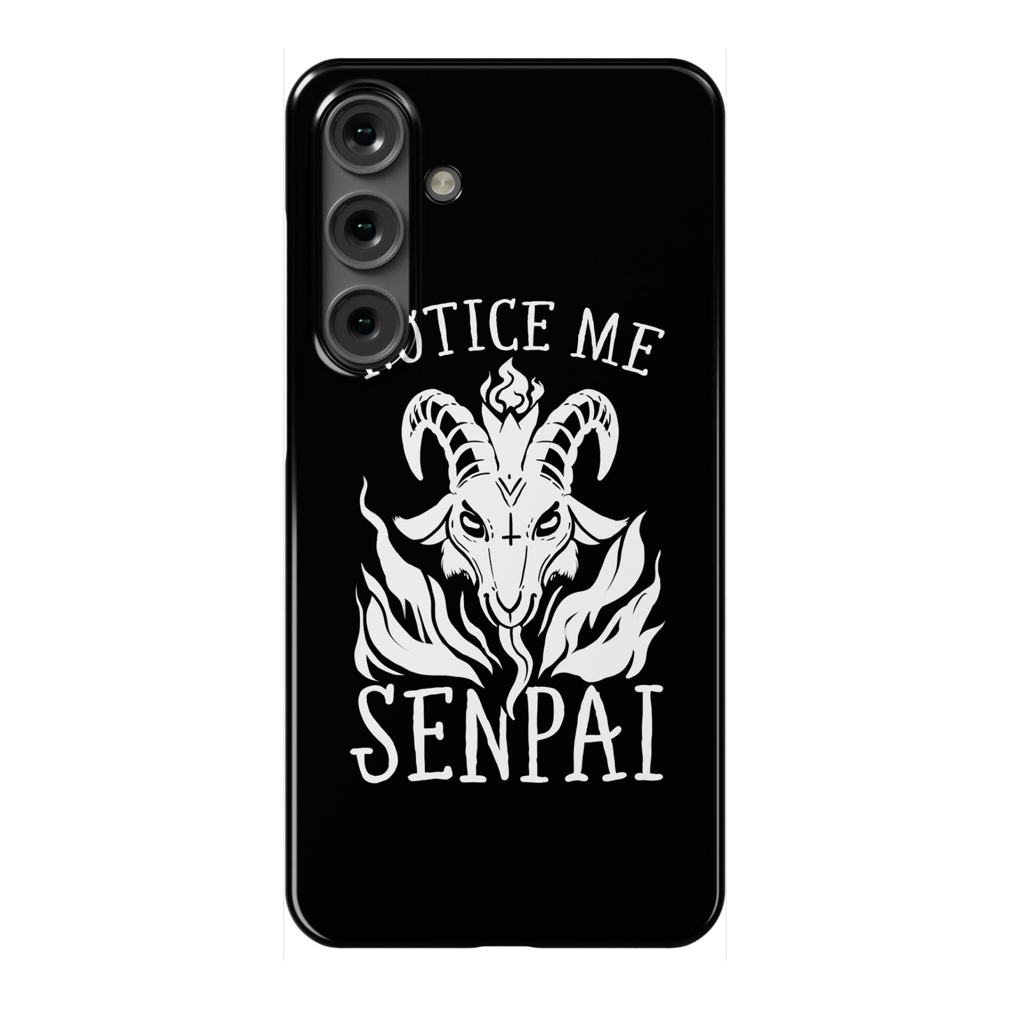 Notice Me Senpai! (Baphomet) Phone Case
