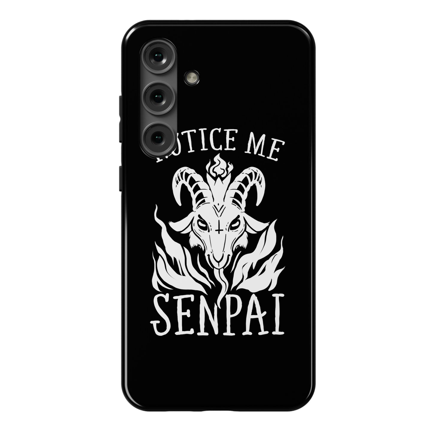 Notice Me Senpai! (Baphomet) Phone Case