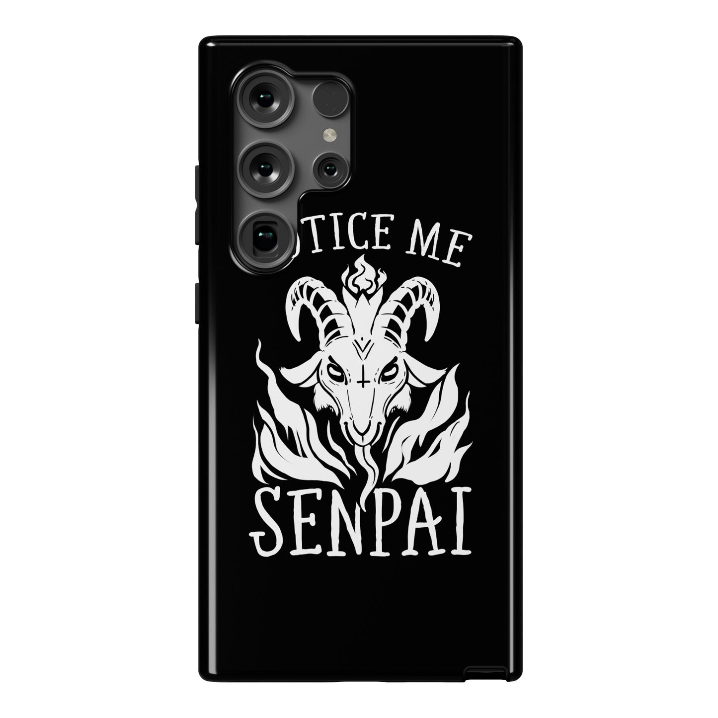 Notice Me Senpai! (Baphomet) Phone Case