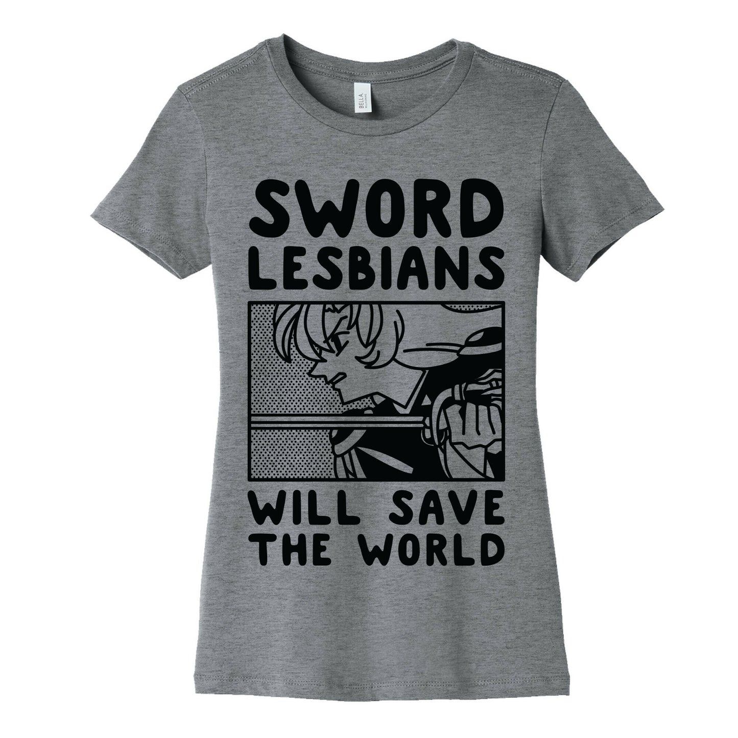 Sword Lesbians Will Save the World Utena Women's Cotton Tee