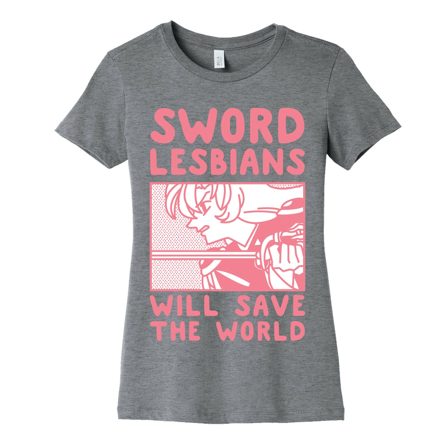 Sword Lesbians Will Save the World Utena Women's Cotton Tee