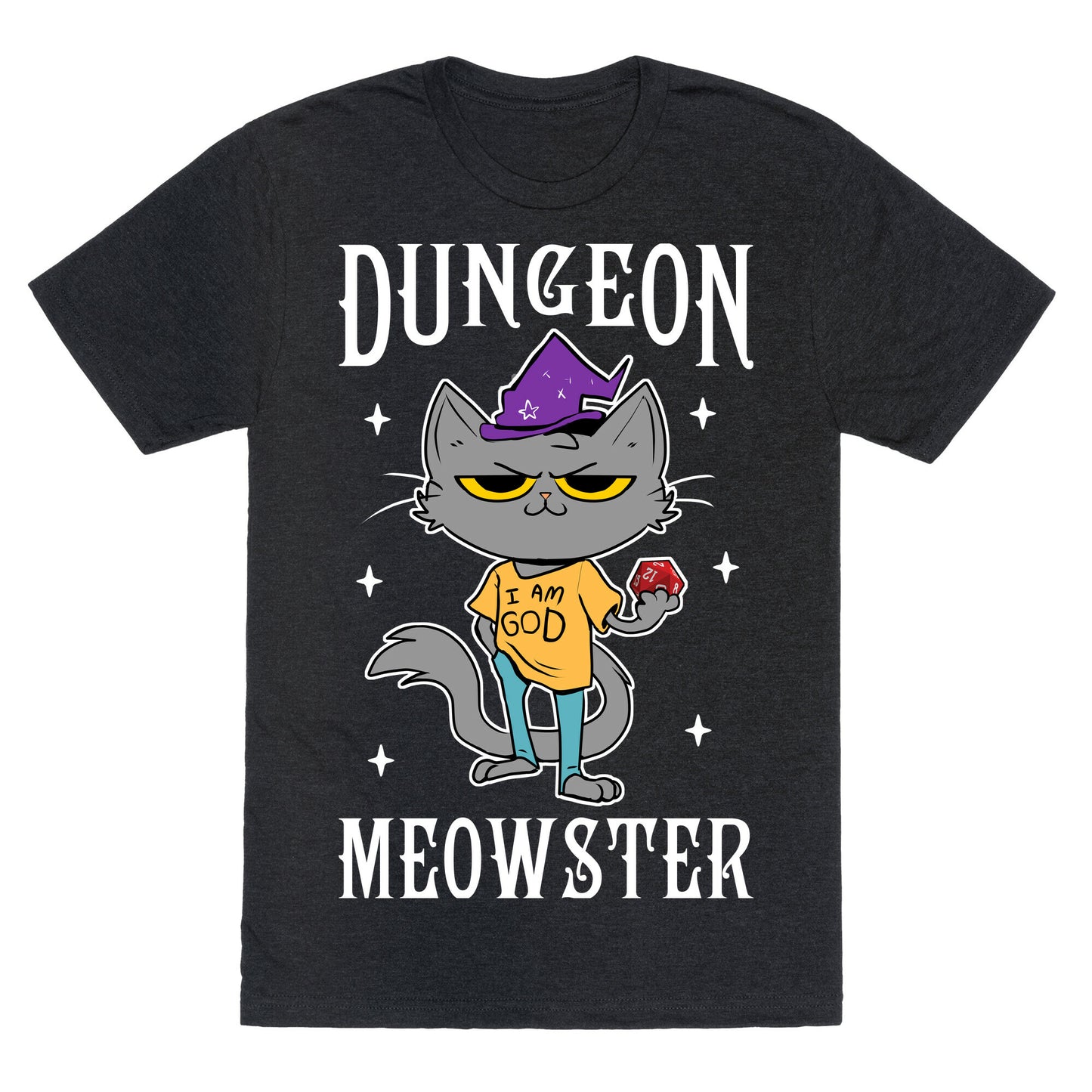 Dungeon Meowster Unisex Triblend Tee