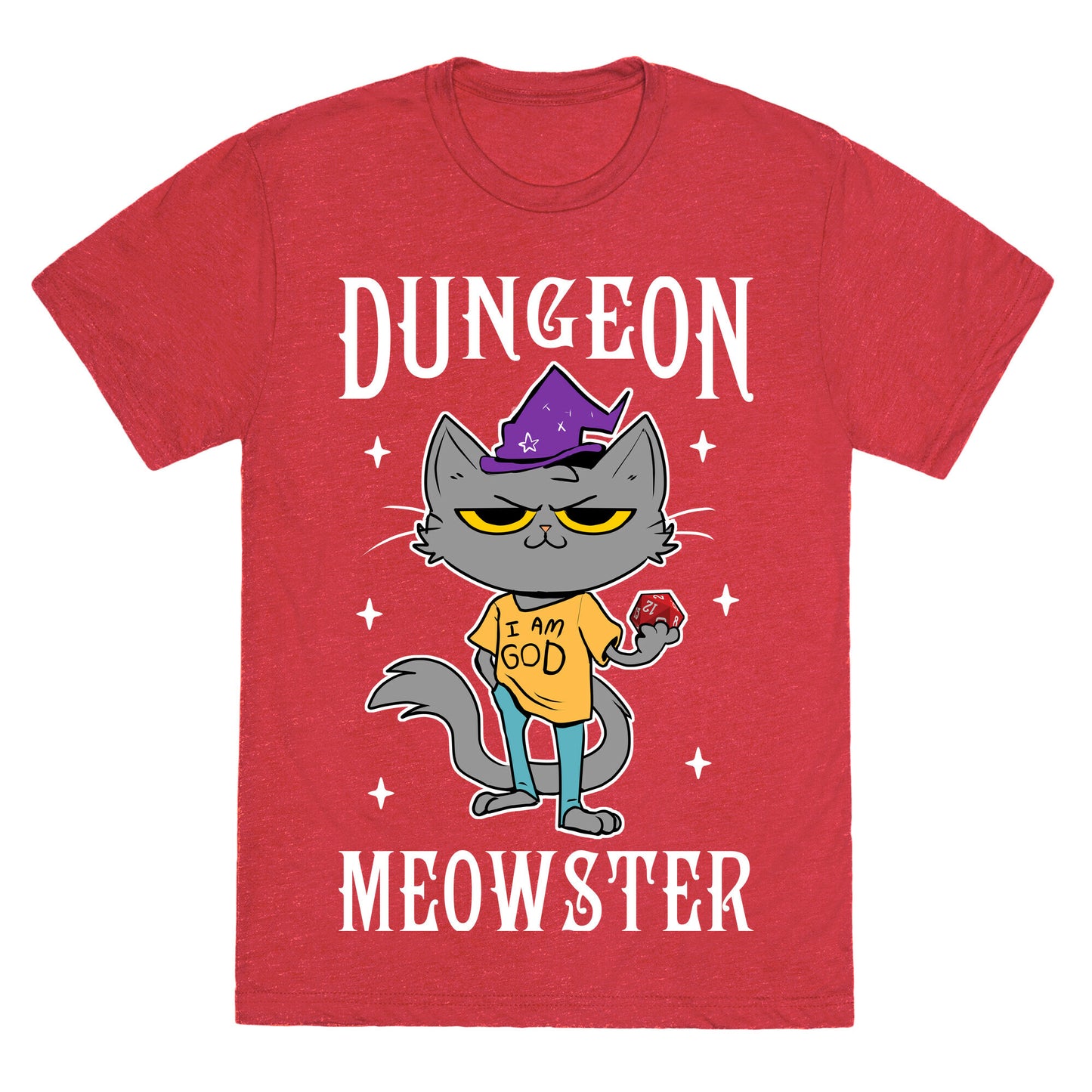 Dungeon Meowster Unisex Triblend Tee
