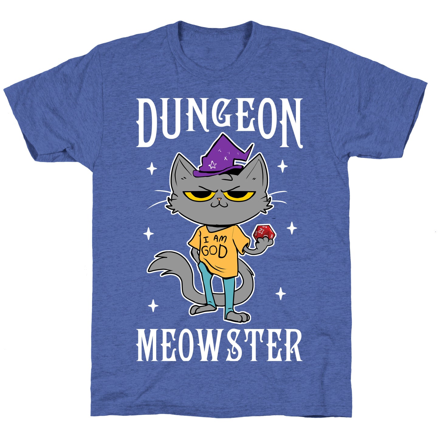 Dungeon Meowster Unisex Triblend Tee