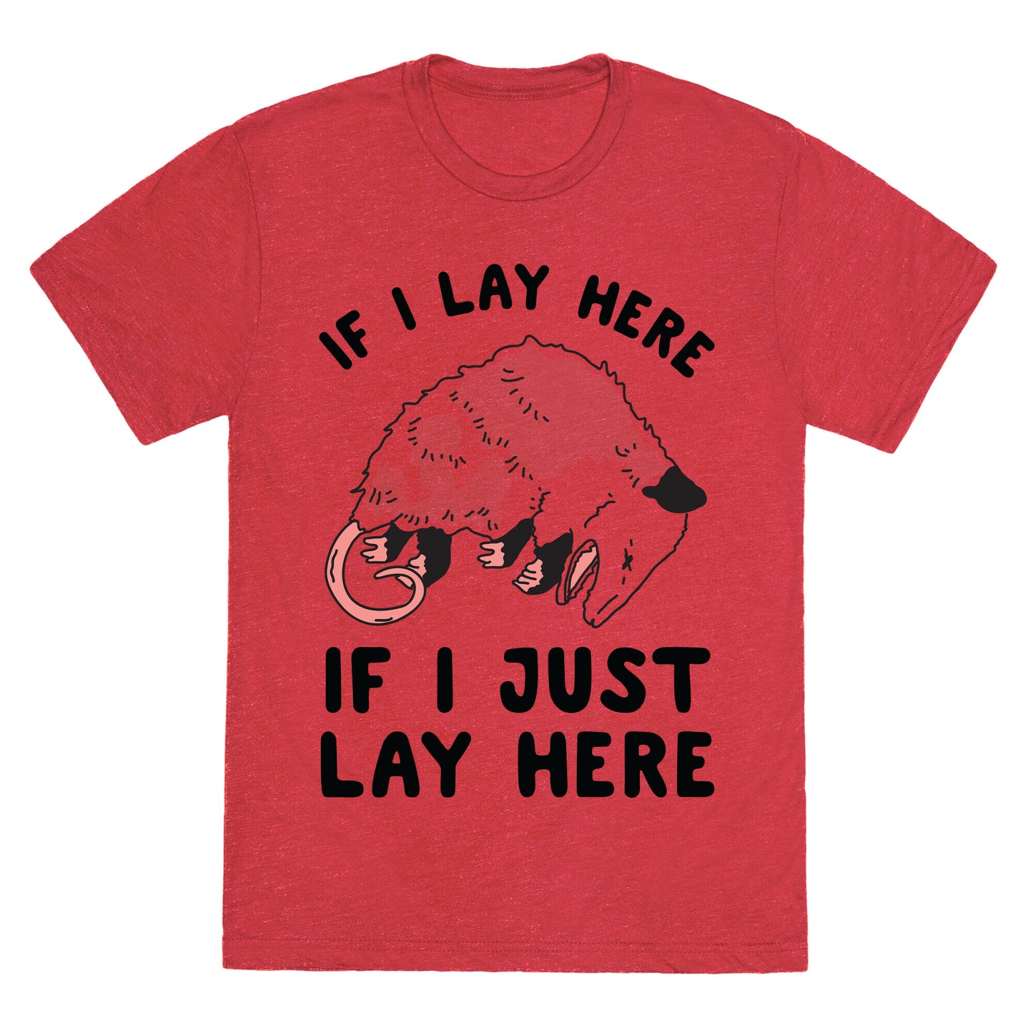 If I Lay Here If I Just Lay Here Opossum Unisex Triblend Tee