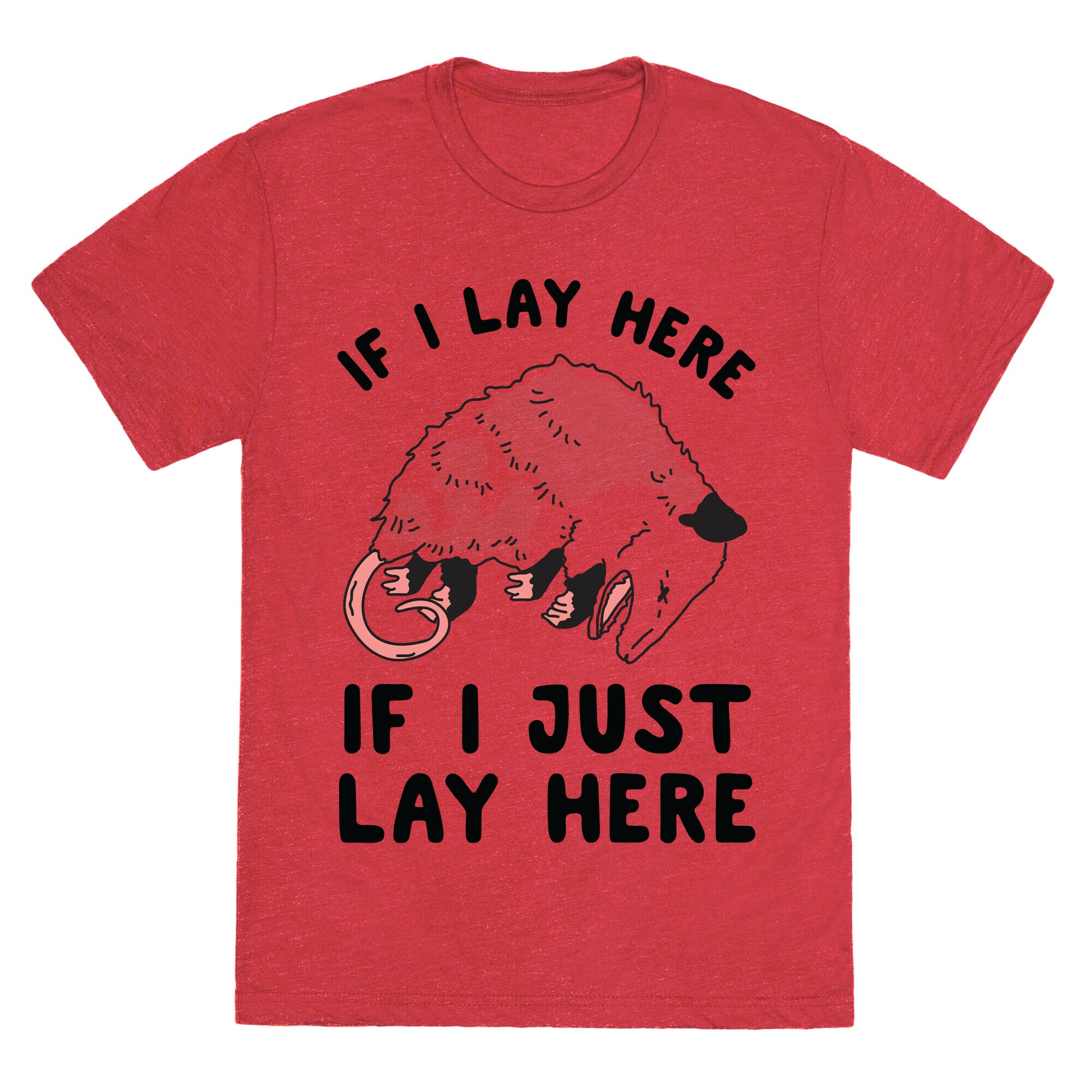 If I Lay Here If I Just Lay Here Opossum Unisex Triblend Tee