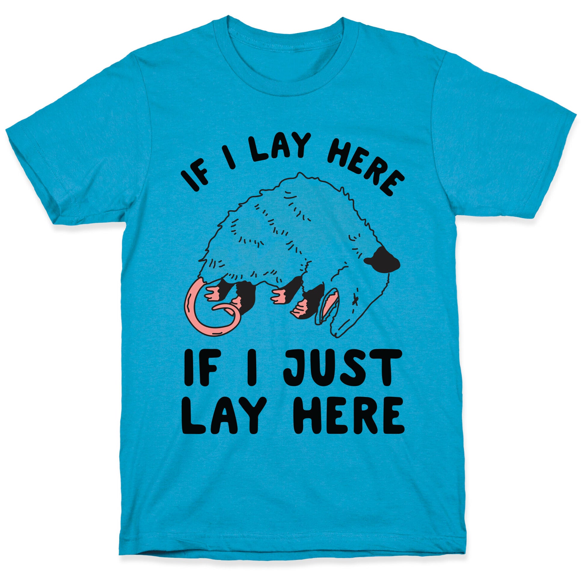 If I Lay Here If I Just Lay Here Opossum Unisex Triblend Tee