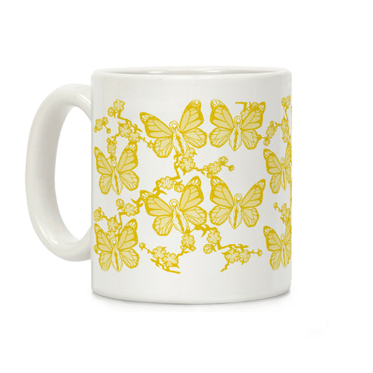 Butterfly Vagina Pattern Coffee Mug