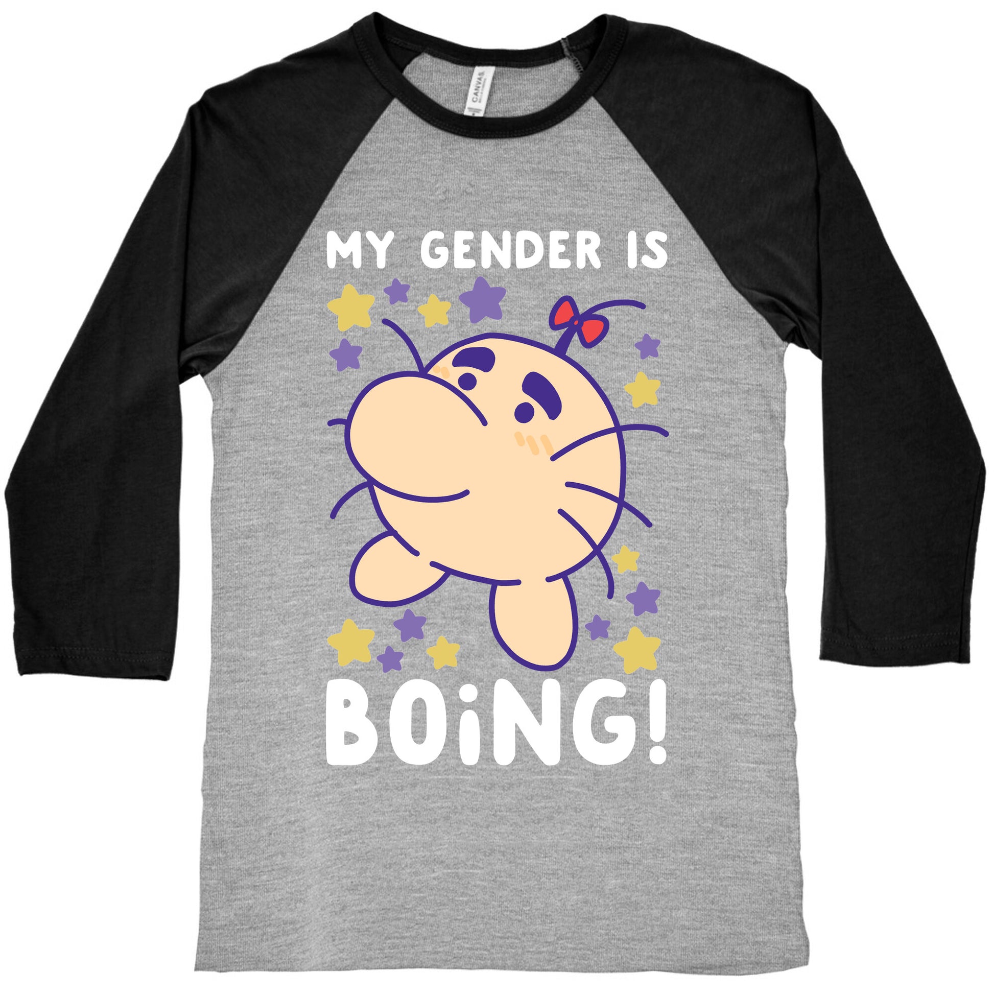 My Gender is Boing! - Mr. Saturn Baseball Tee