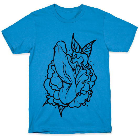 Floral Penis T-Shirt
