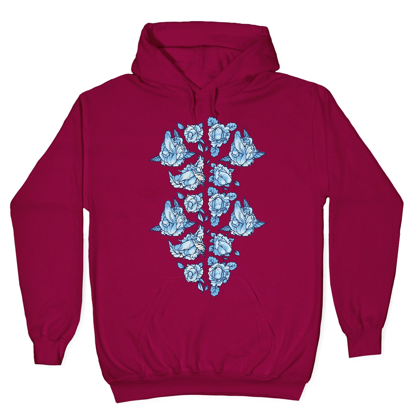 Floral Penis Collage Hoodie