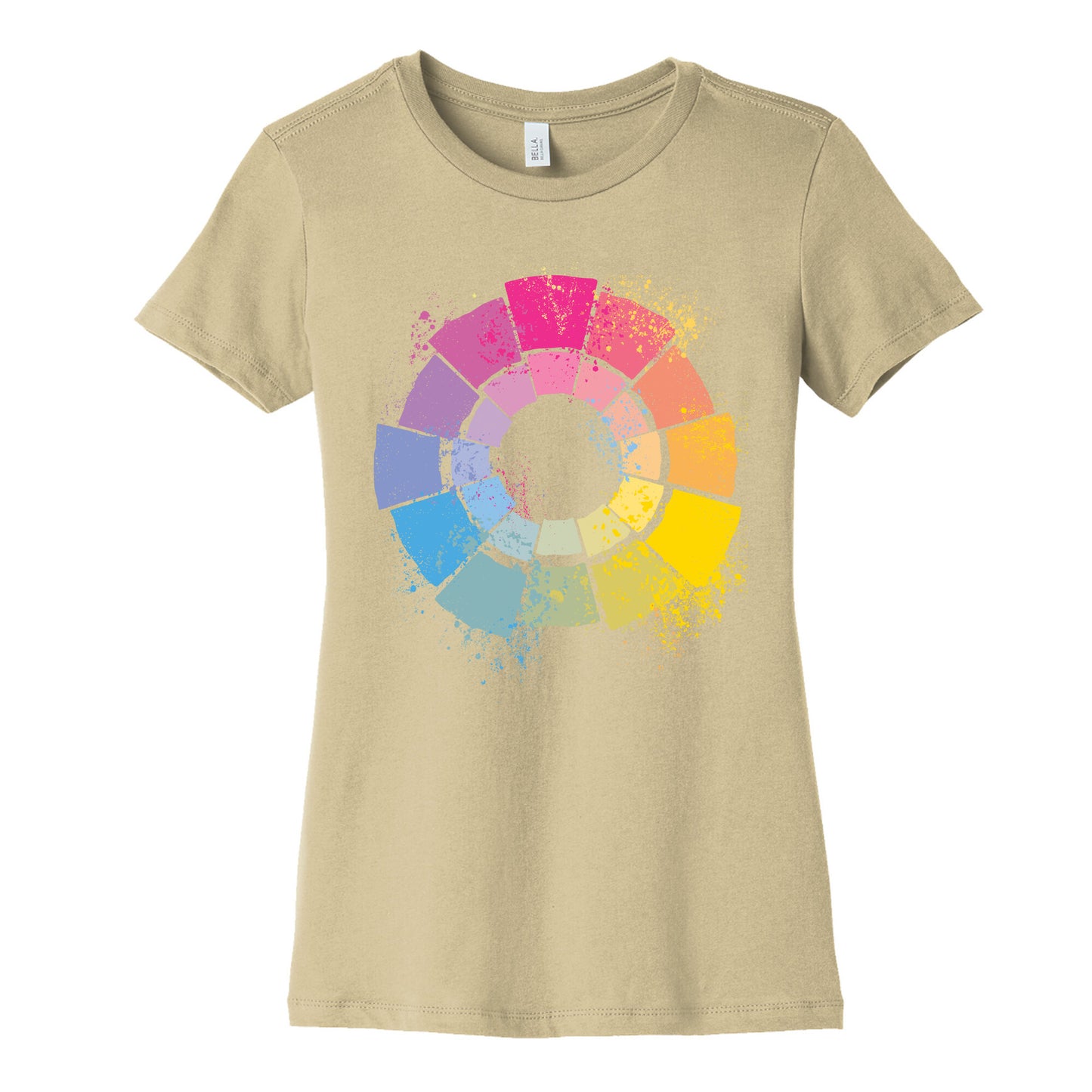 Pan Pride Color Wheel Women's Cotton Tee