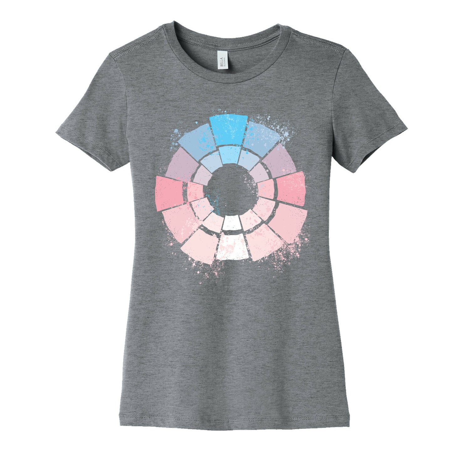 Trans Pride Color Wheel Women's Cotton Tee