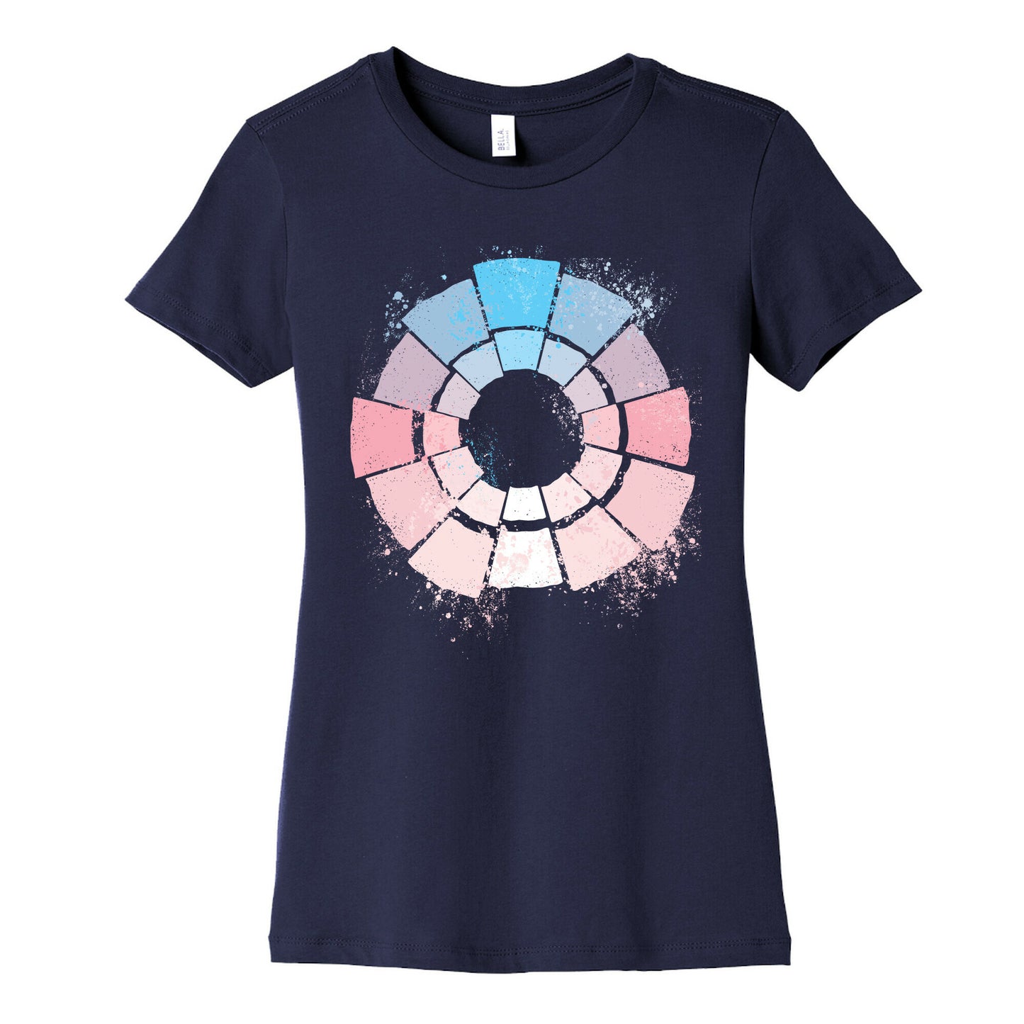 Trans Pride Color Wheel Women's Cotton Tee