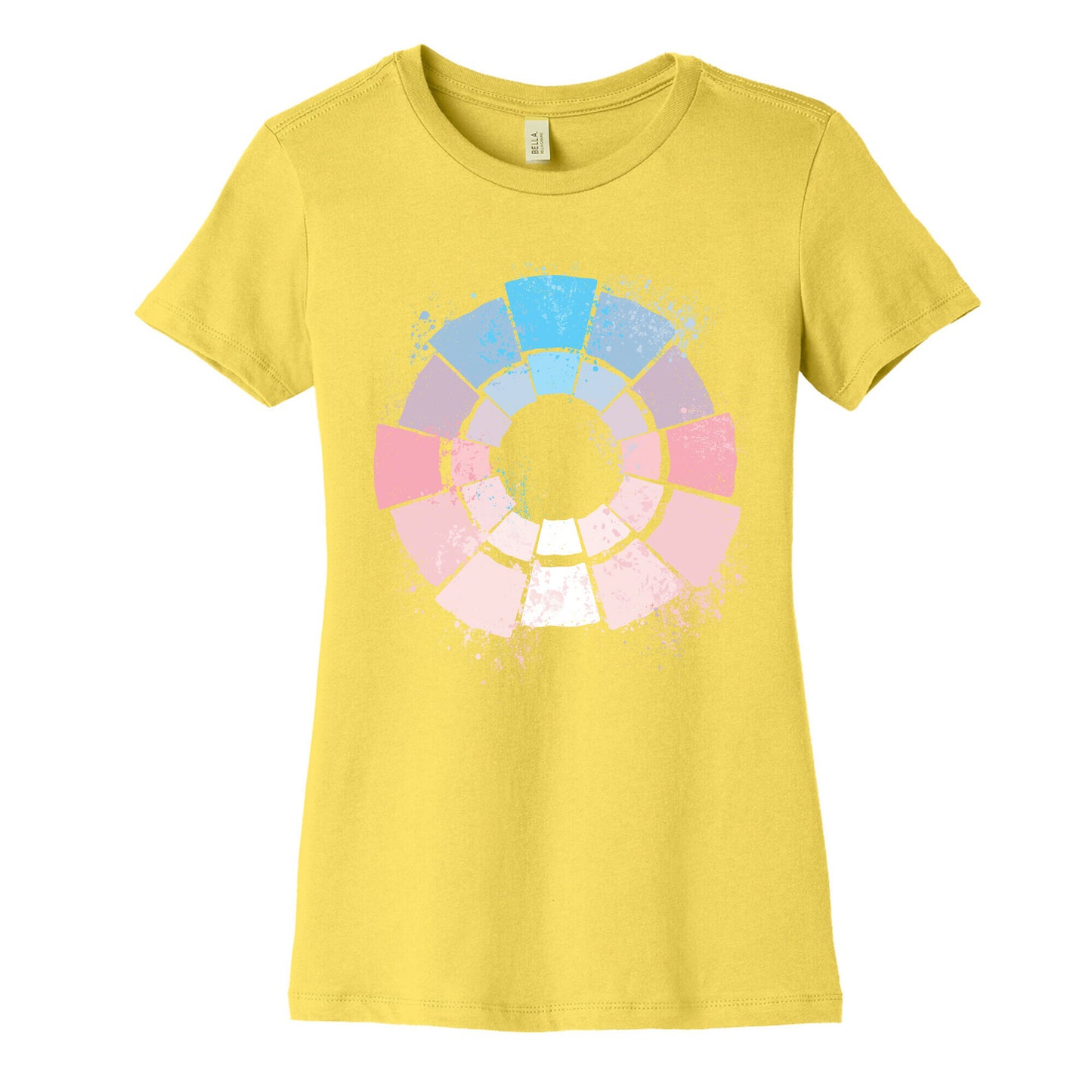 Trans Pride Color Wheel Women's Cotton Tee