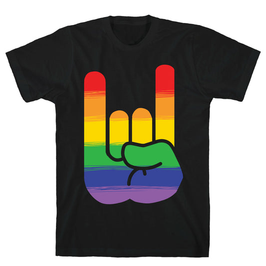 Rock On Gay Pride T-Shirt