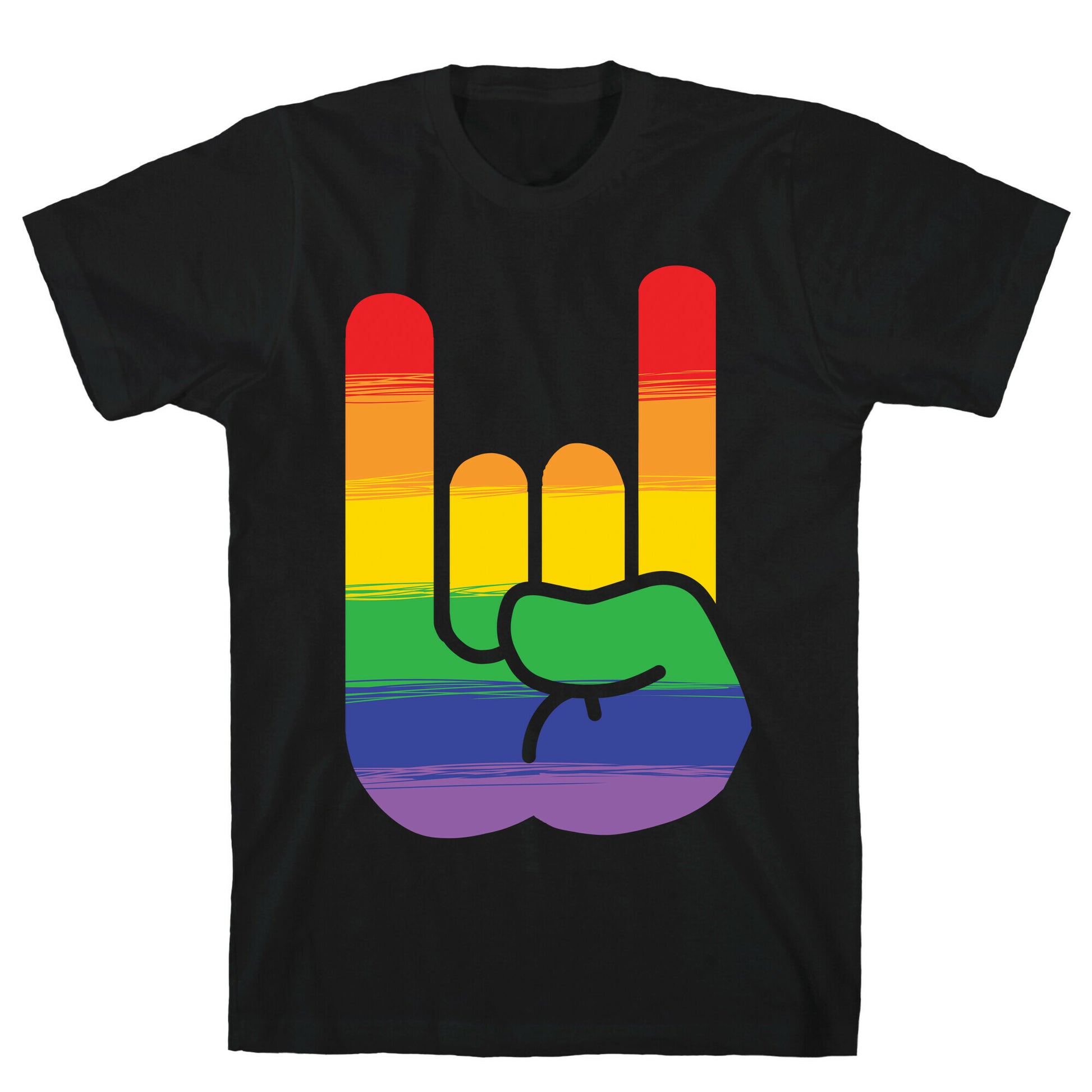 Rock On Gay Pride T-Shirt