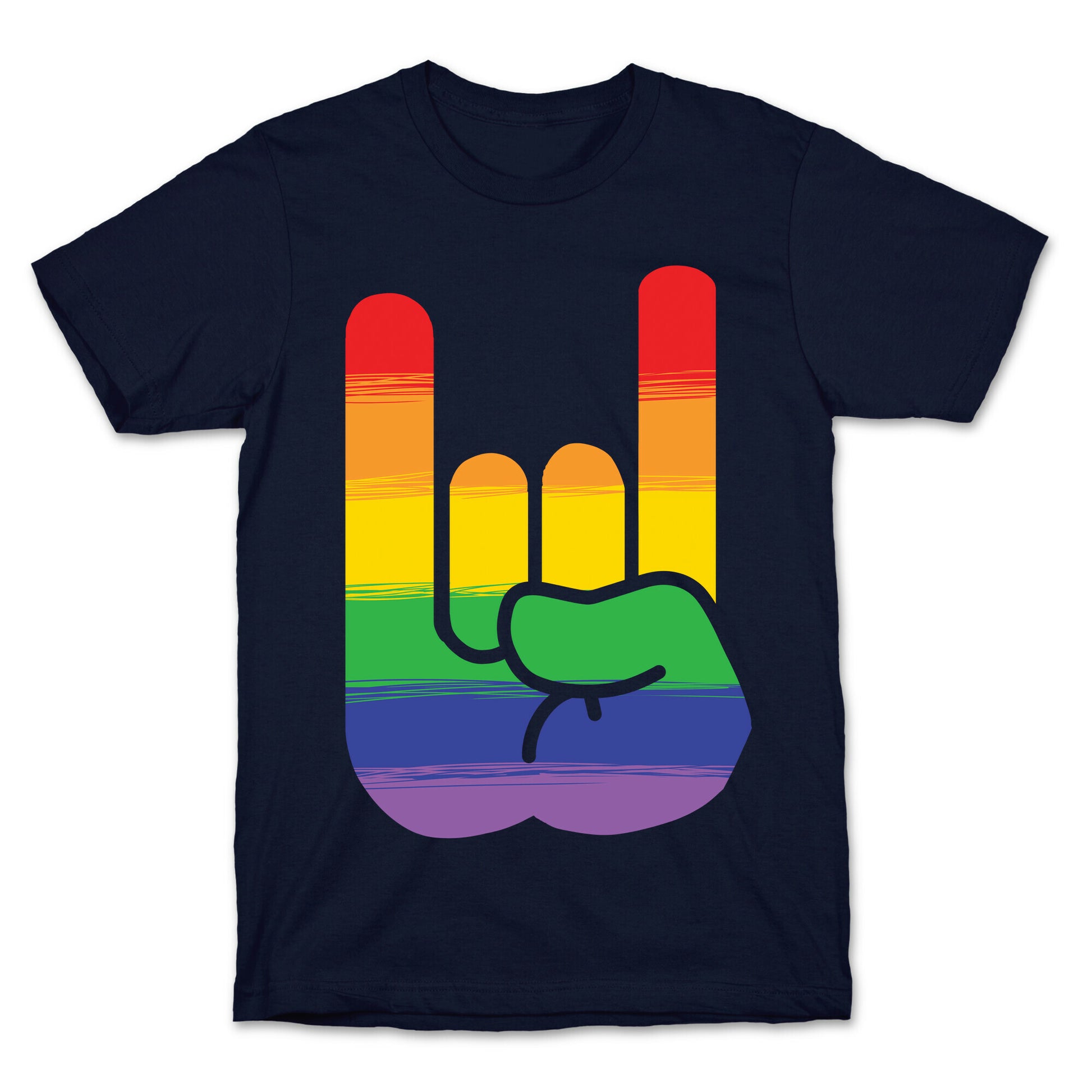 Rock On Gay Pride T-Shirt