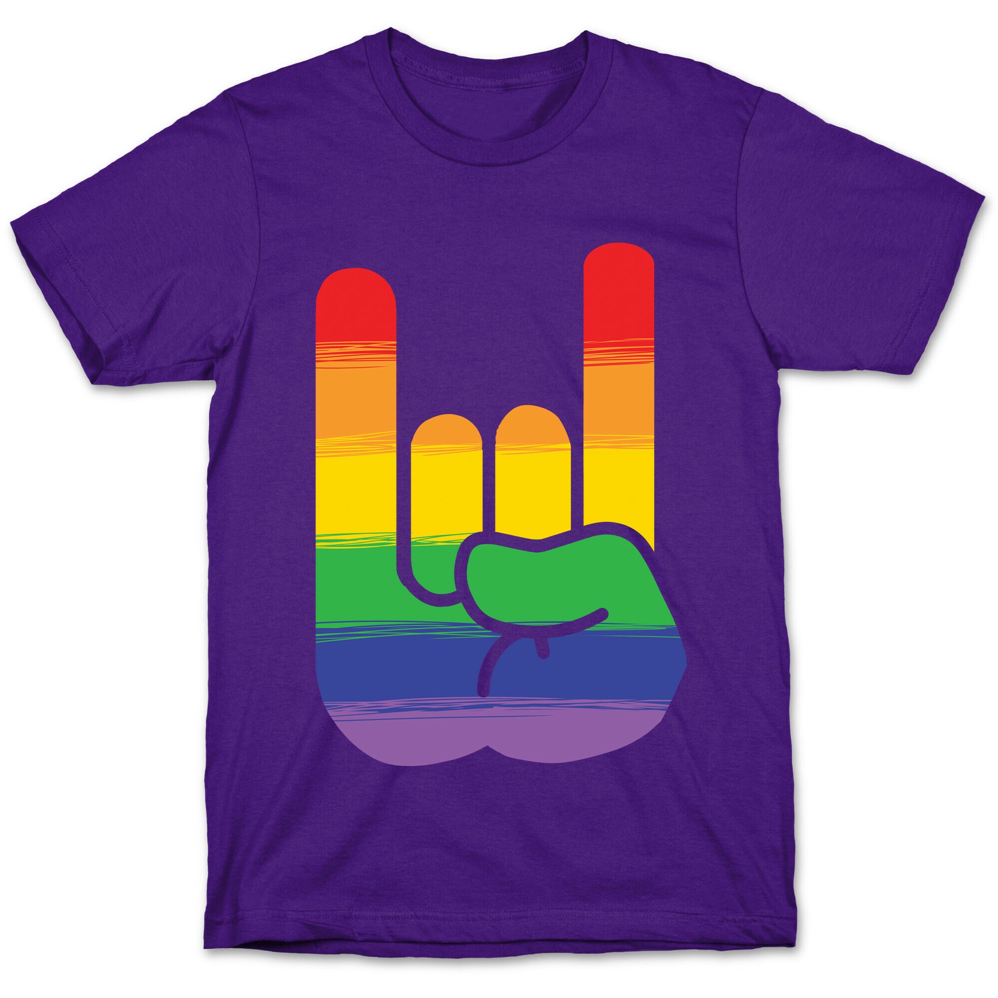 Rock On Gay Pride T-Shirt
