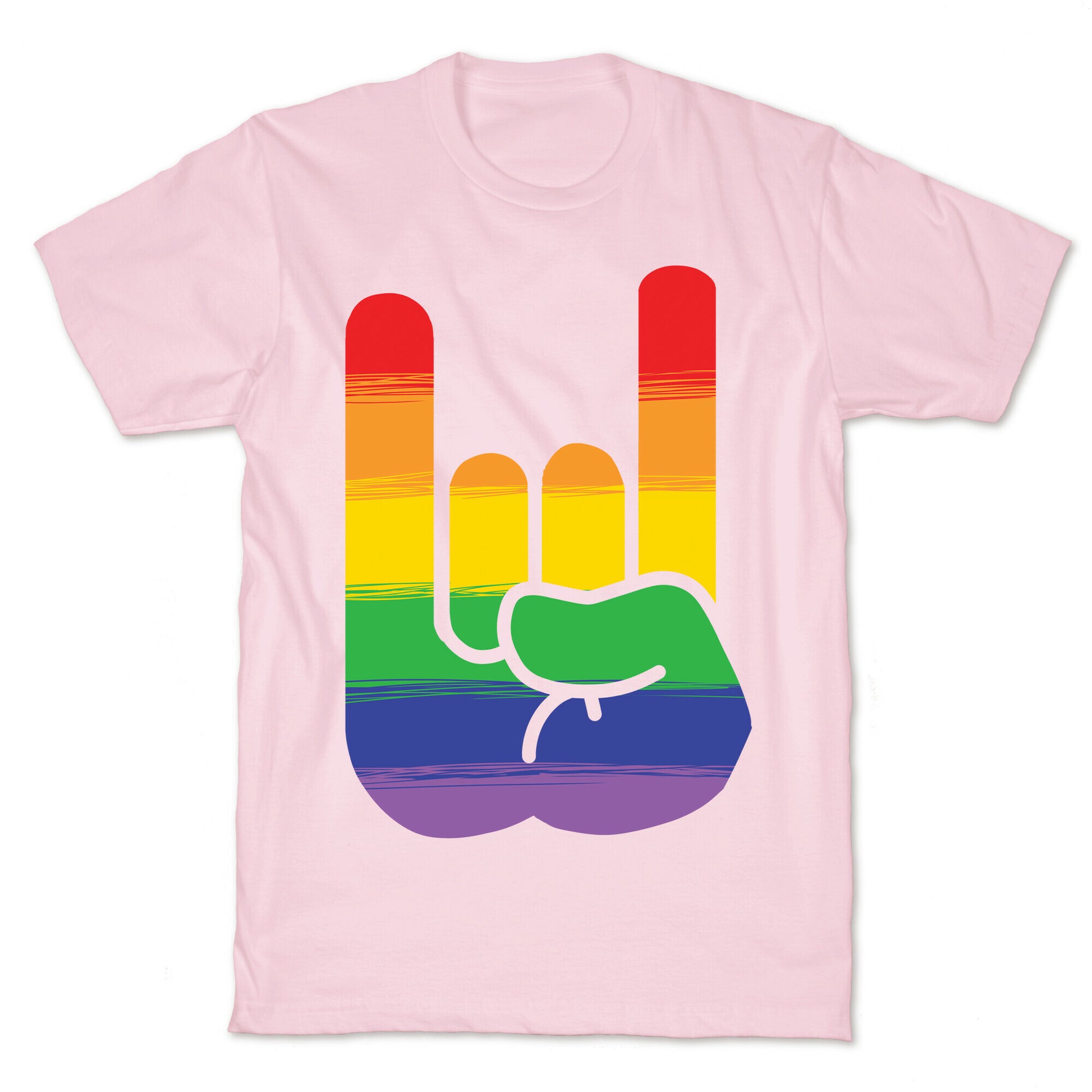 Rock On Gay Pride T-Shirt