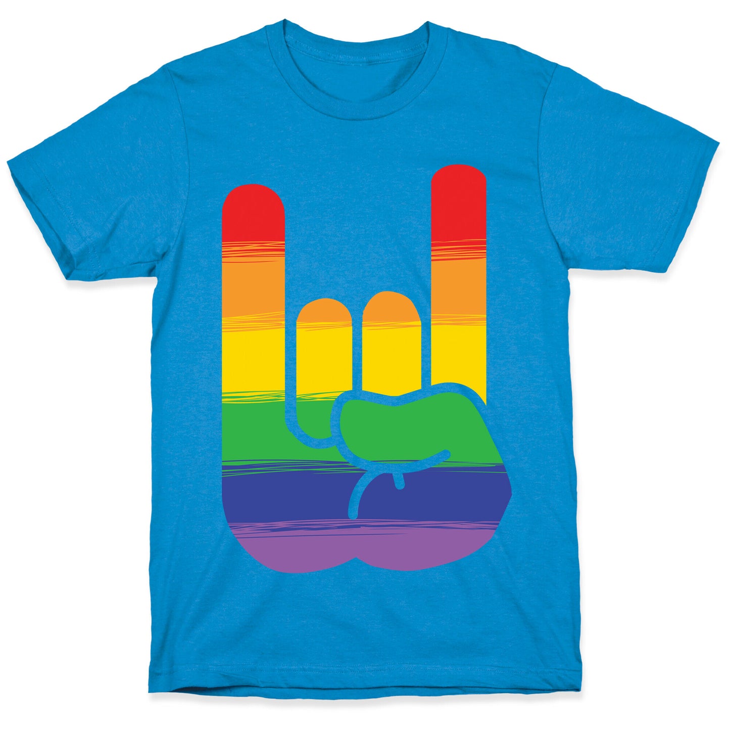 Rock On Gay Pride T-Shirt