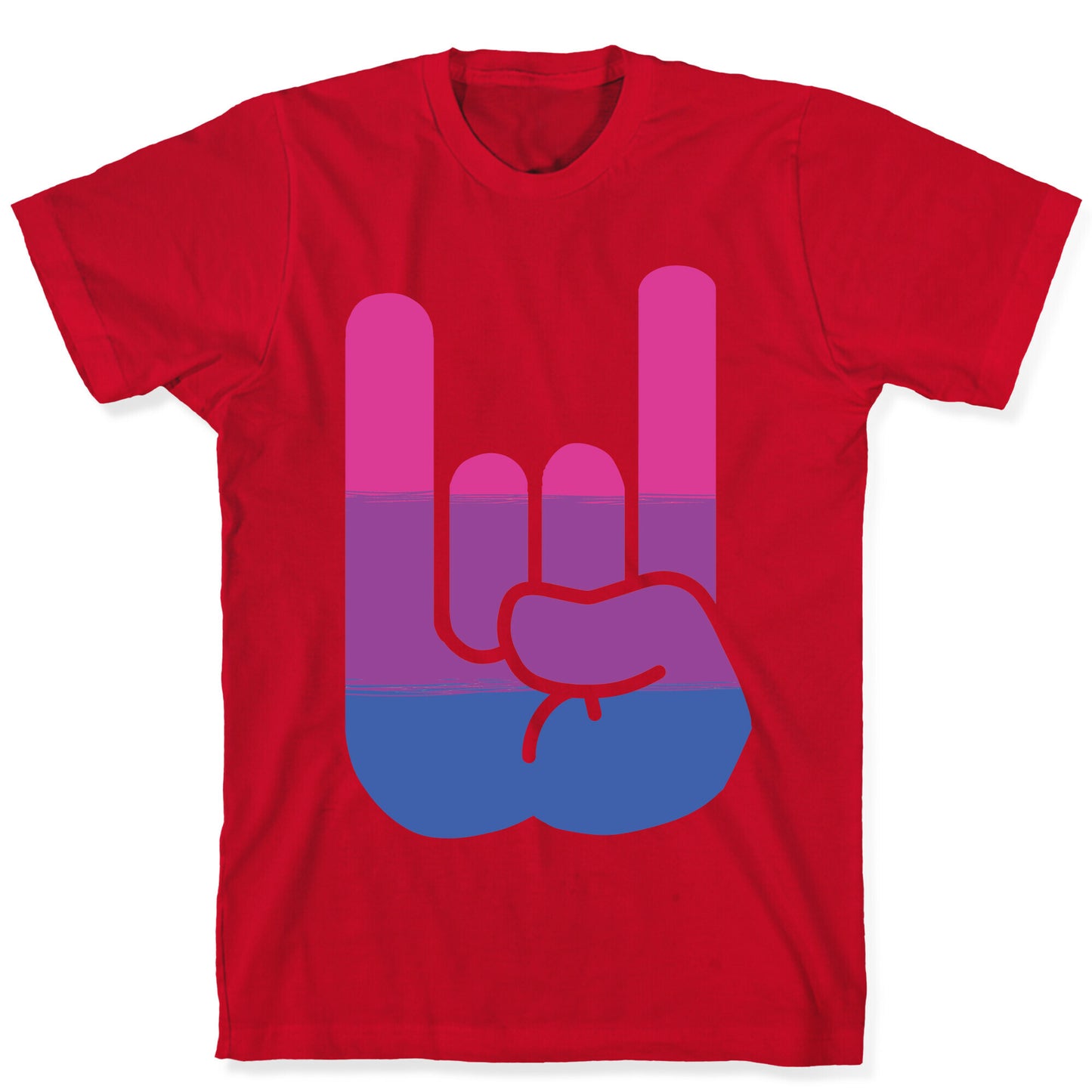 Rock On Bi Pride T-Shirt