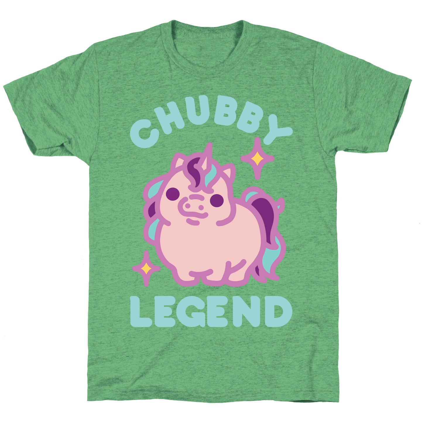 Chubby Legend Unicorn Unisex Triblend Tee
