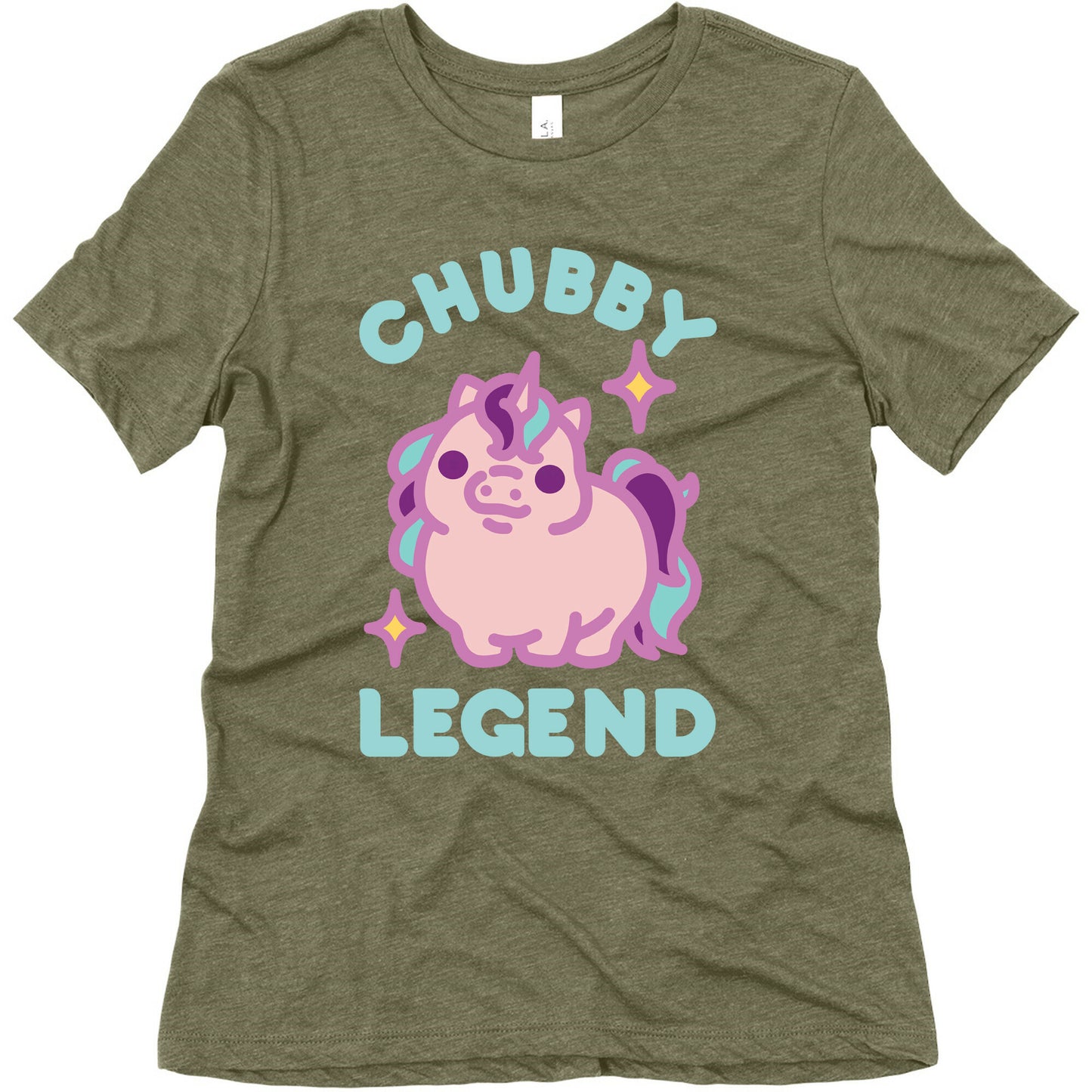 Chubby Legend Unicorn Women's Triblend Tee
