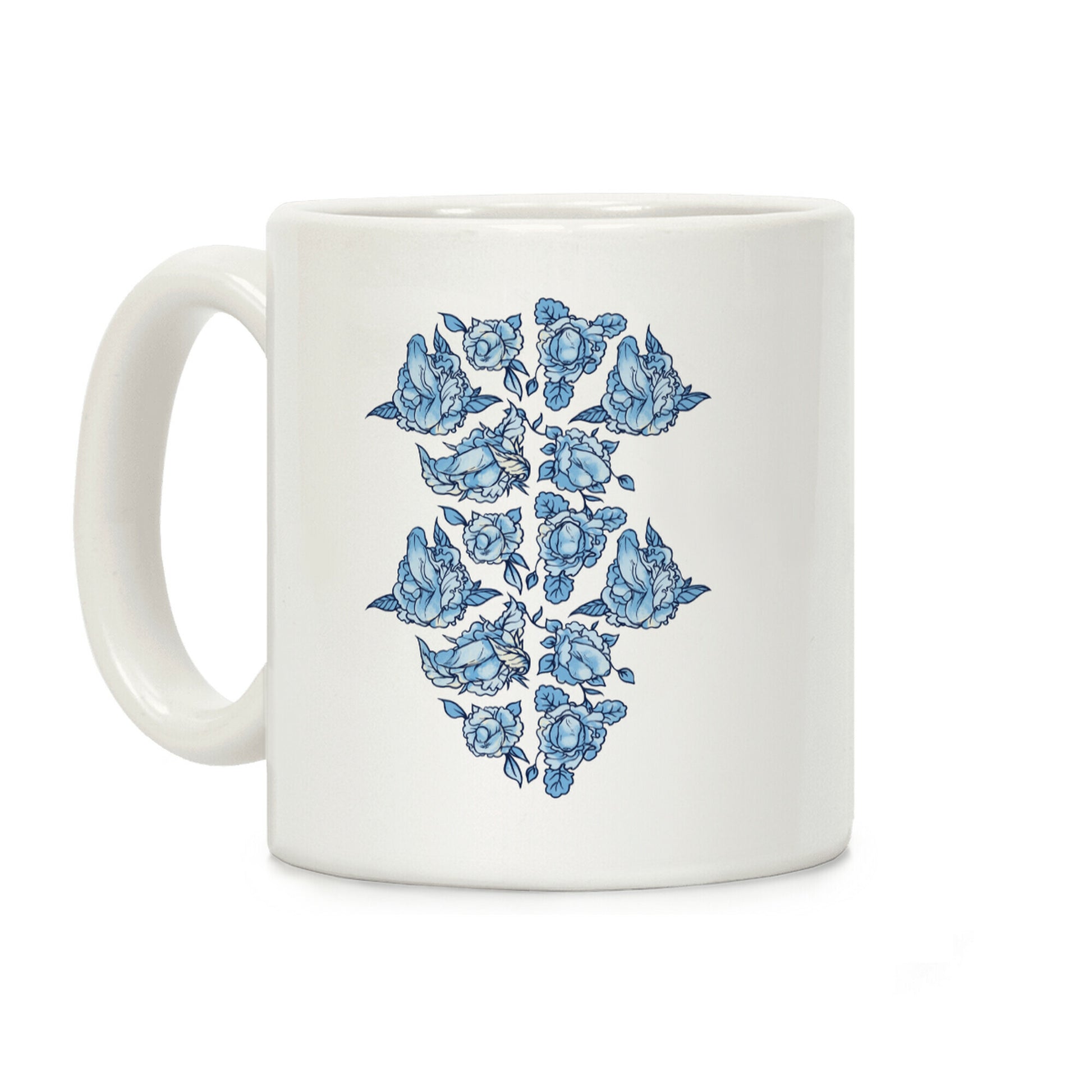 Floral Penis Collage Coffee Mug