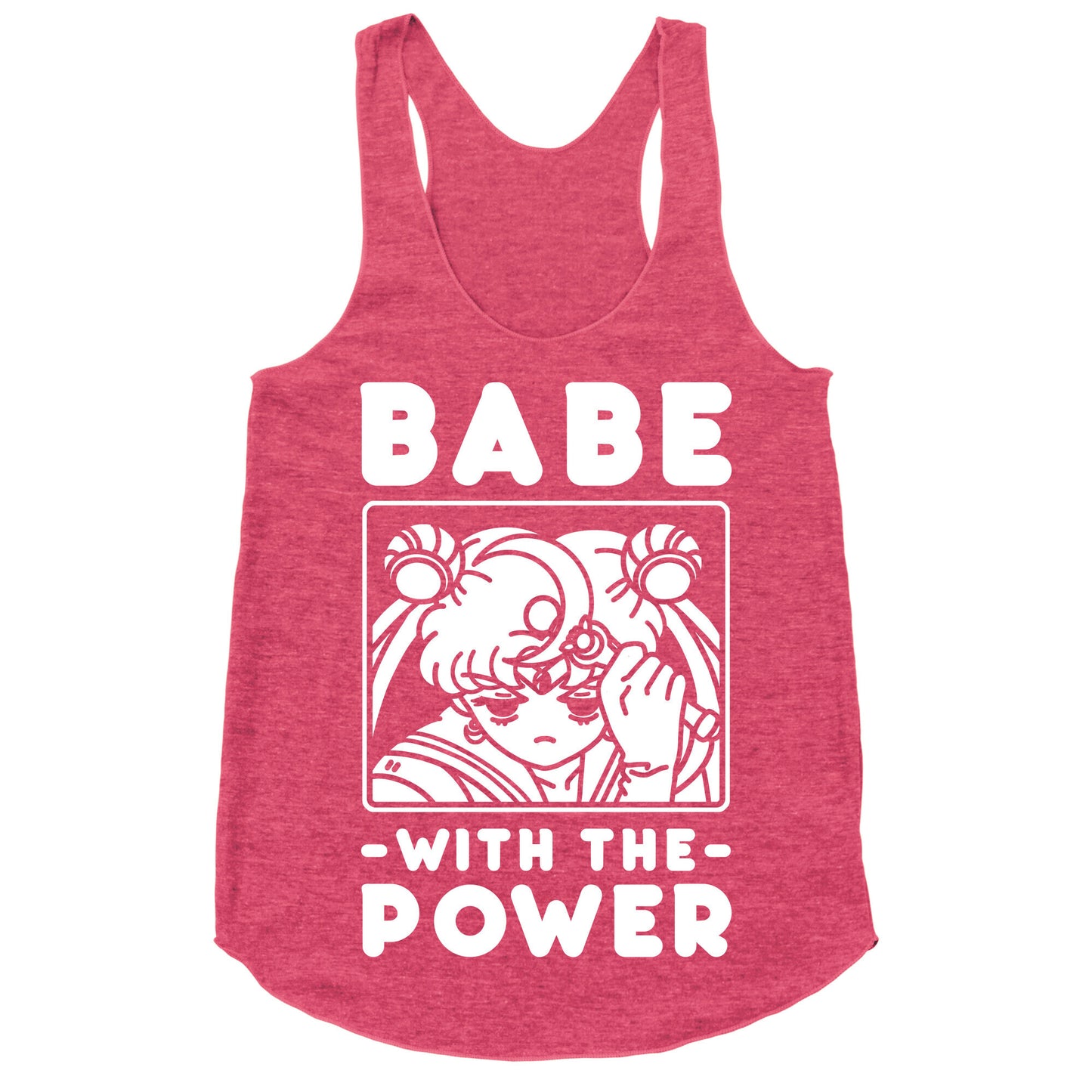 Babe With the Power Sailor Moon Racerback Tank