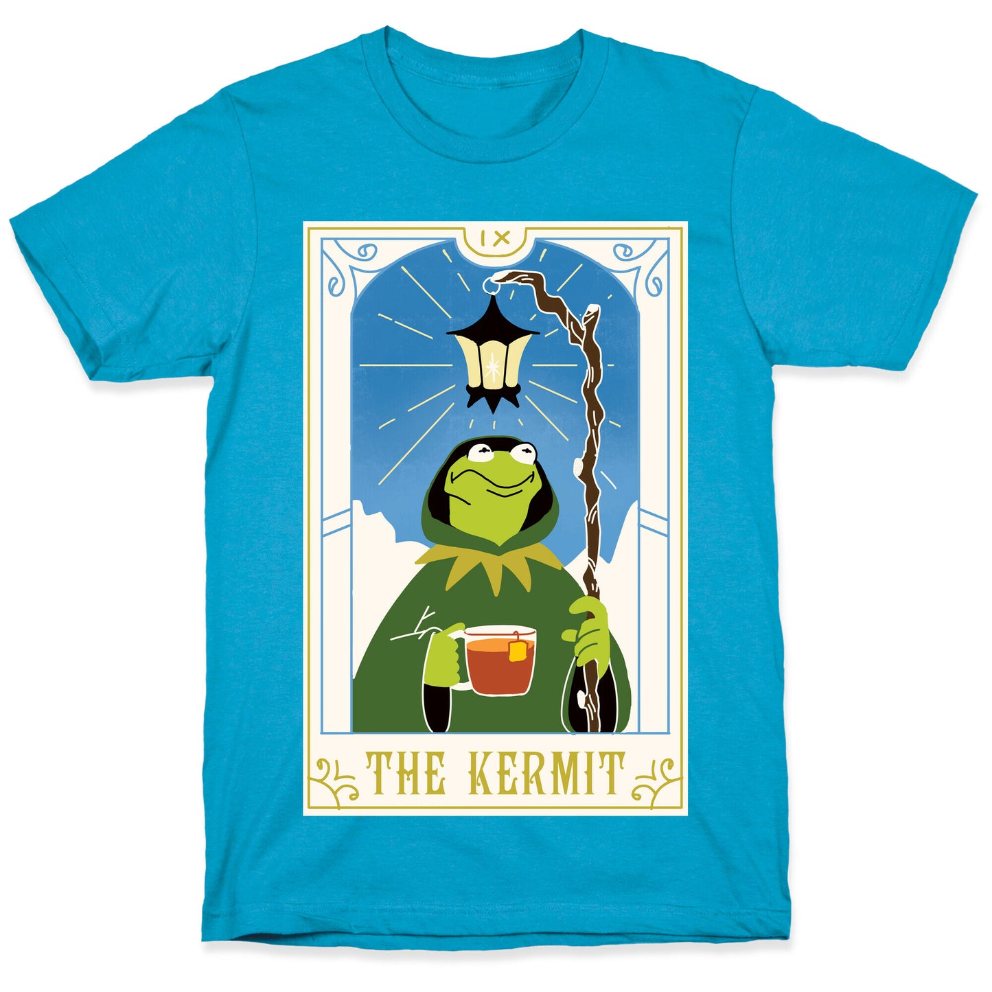The Kermit Tarot Card Unisex Triblend Tee