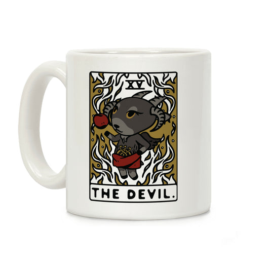 The Devil Tarot Card Animal Crossing Parody Coffee Mug