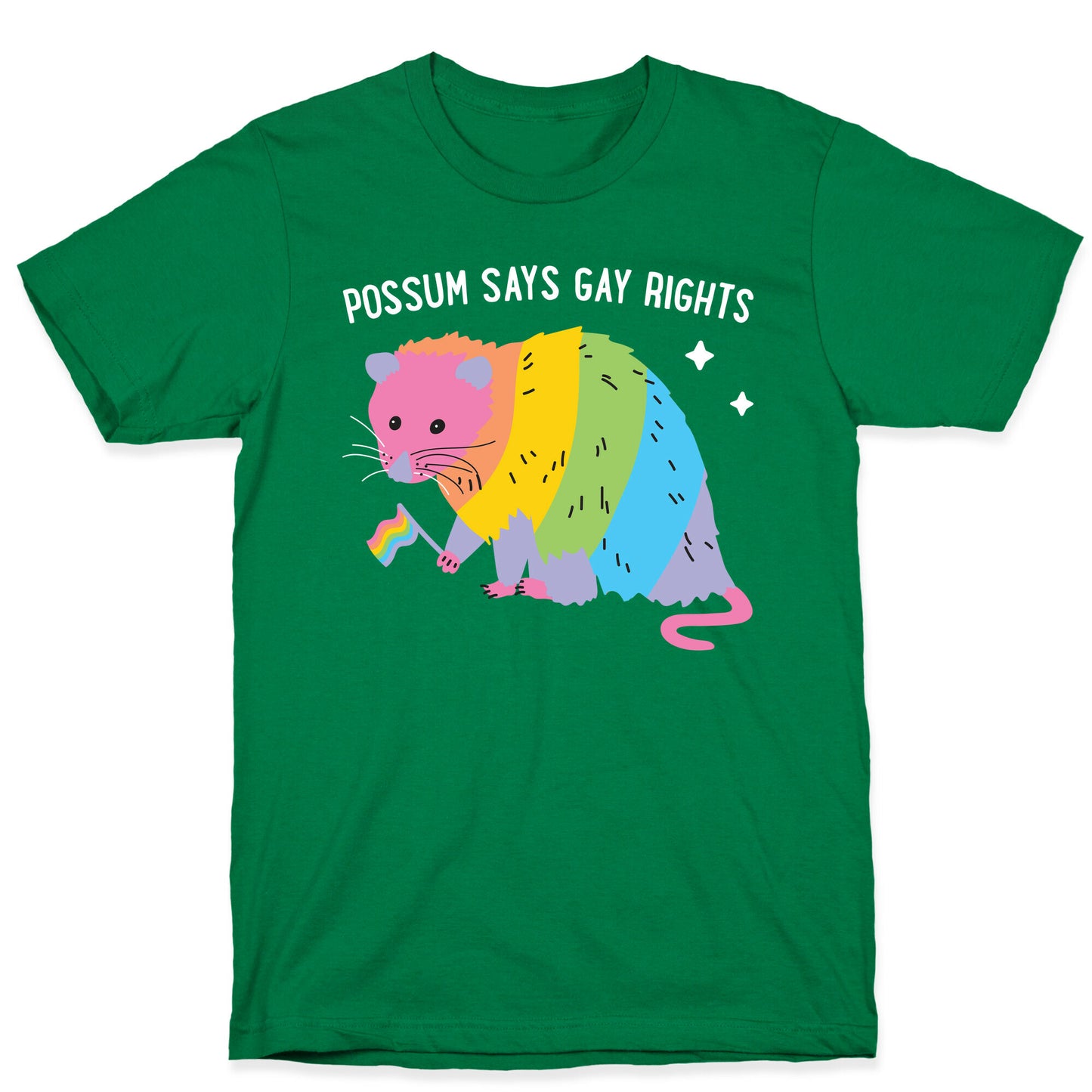 Possum Says Gay Rights T-Shirt