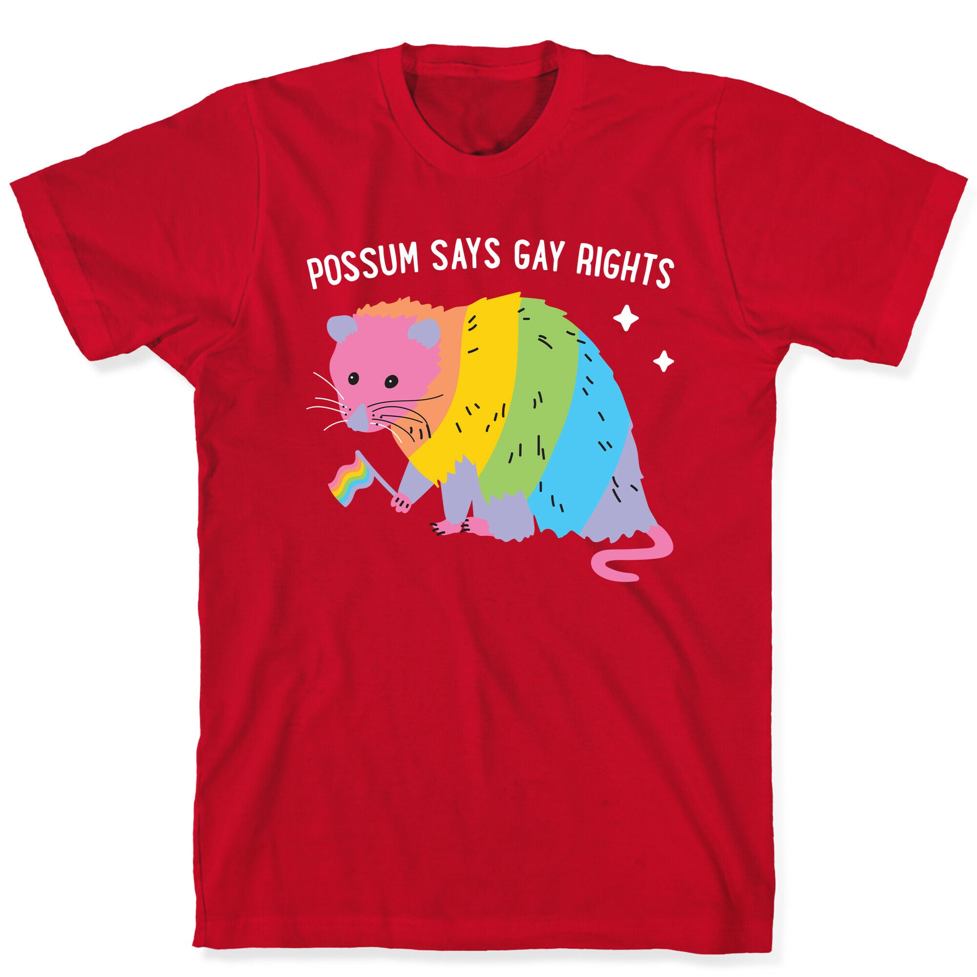 Possum Says Gay Rights T-Shirt