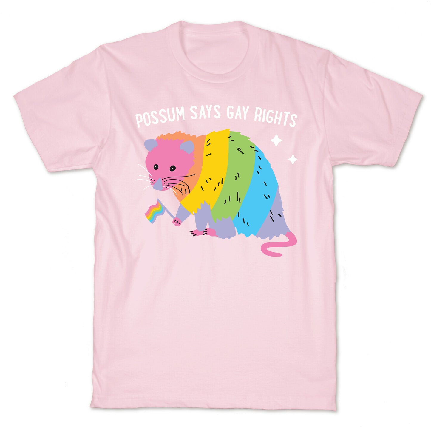 Possum Says Gay Rights T-Shirt