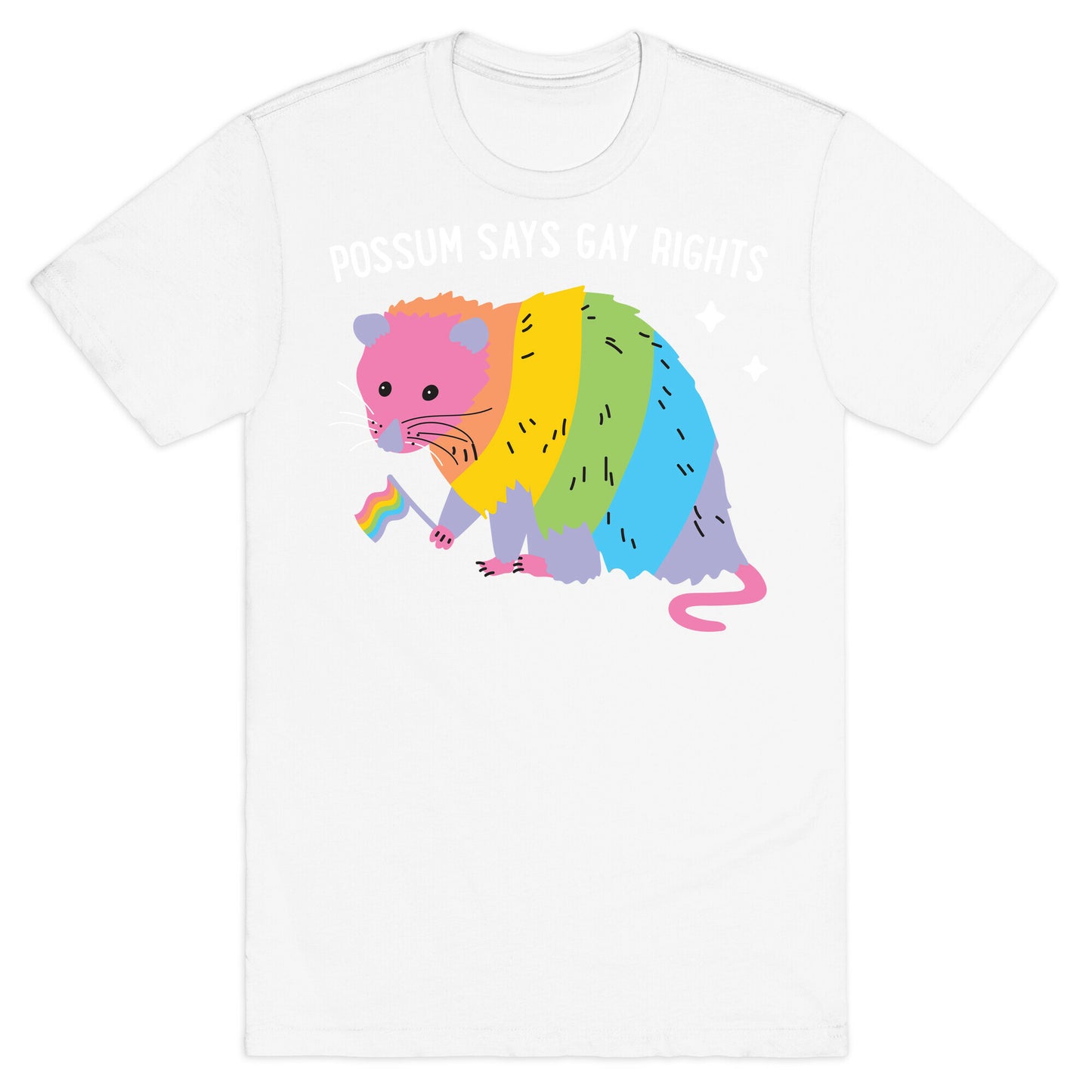 Possum Says Gay Rights T-Shirt