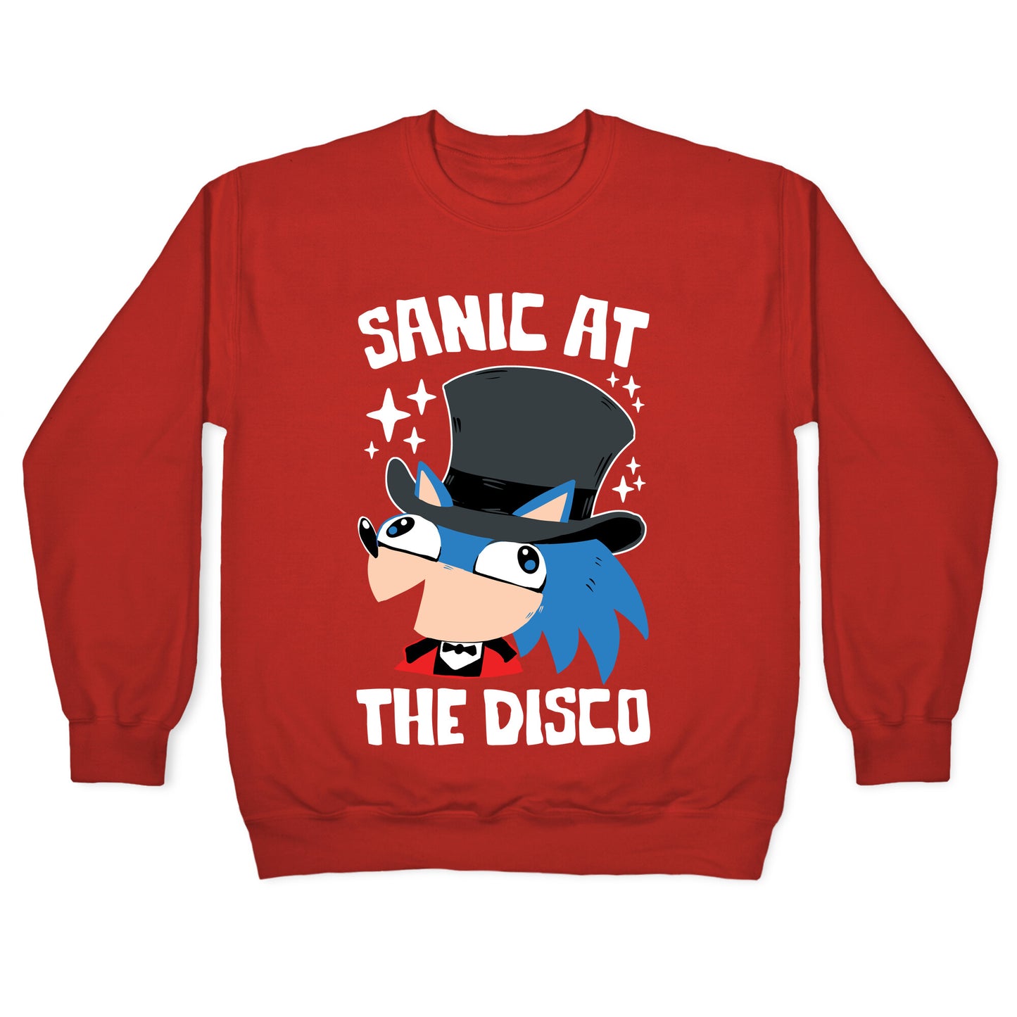Sanic At The Disco Crewneck Sweatshirt
