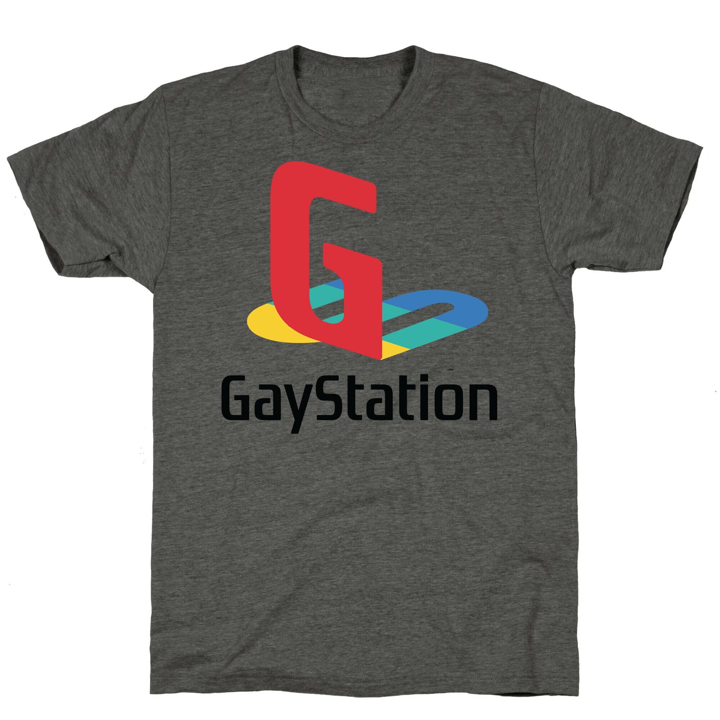 Gay Station Unisex Triblend Tee