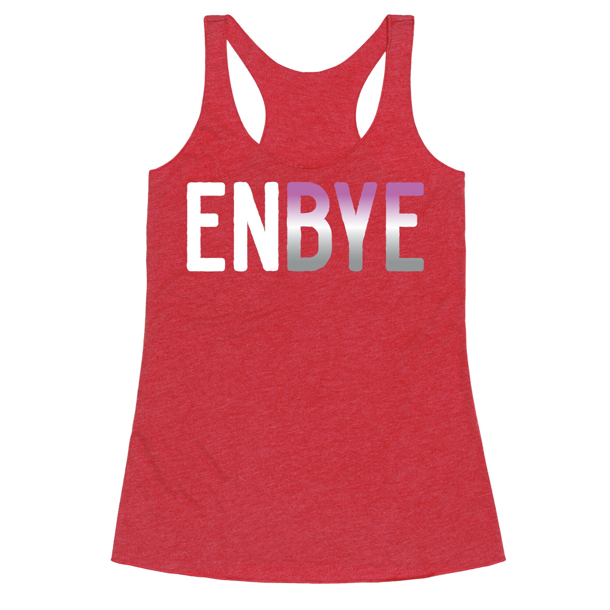 Enbye Asexual Non-binary Racerback Tank