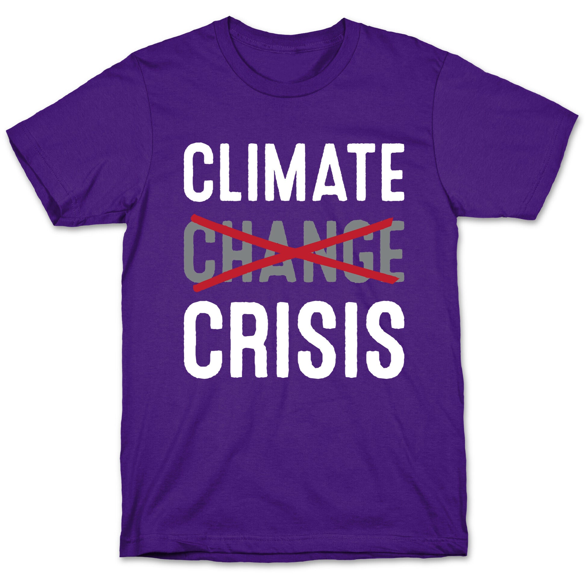 Climate Crisis Not Change T-Shirt