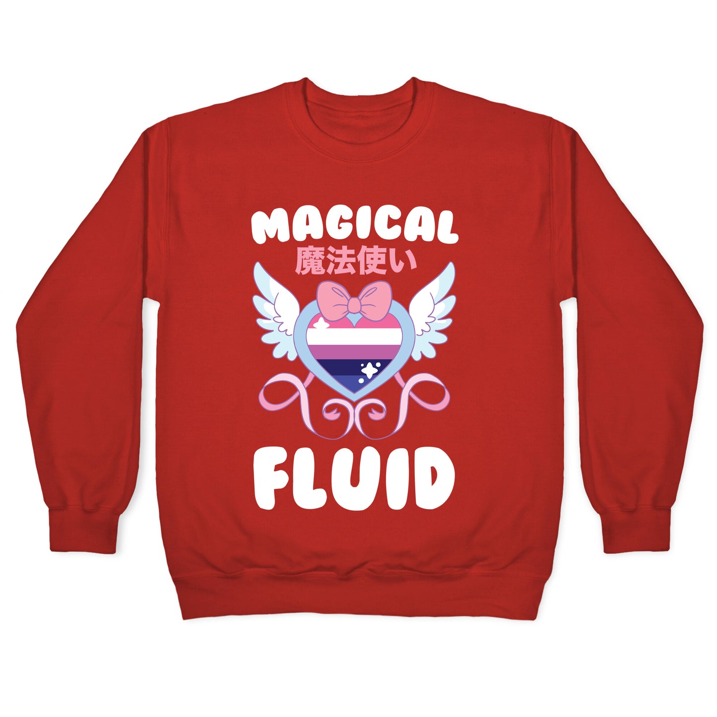 Magical Fluid - Genderfluid Crewneck Sweatshirt