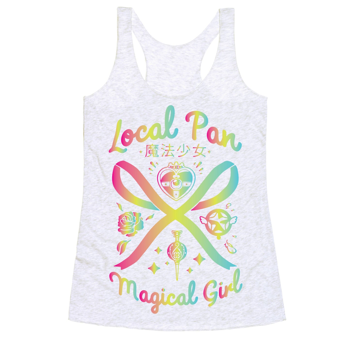 Local Pan Magical Girl Racerback Tank